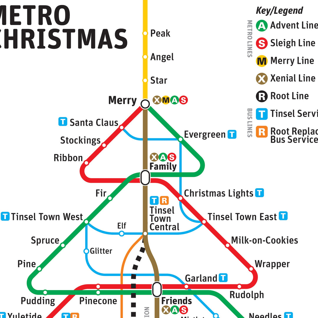 Metro Christmas Card