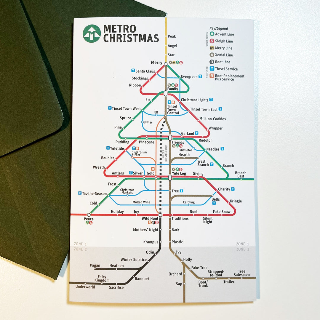 Metro Christmas Card