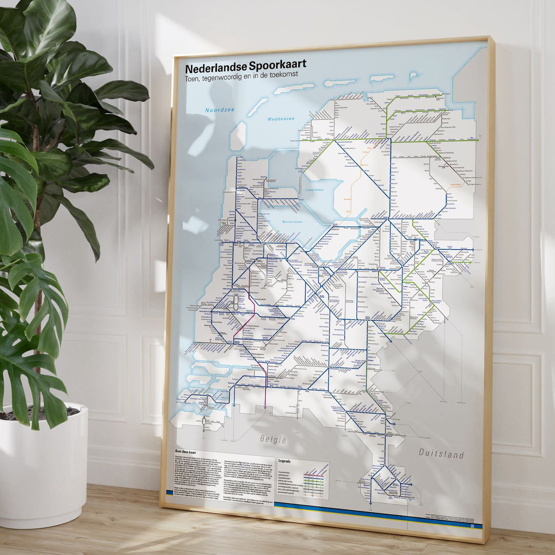 Dutch Rail Map 4e