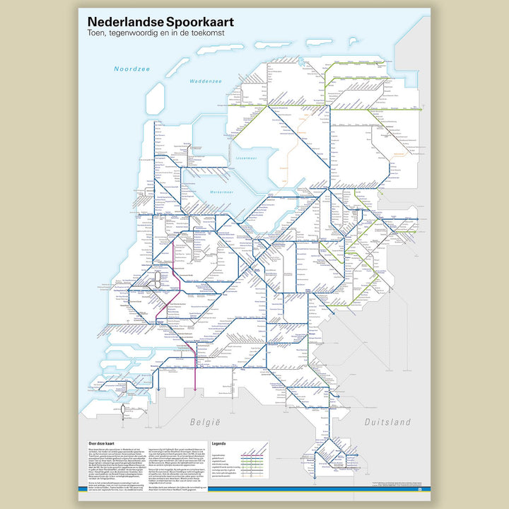 Dutch Rail Map 4e