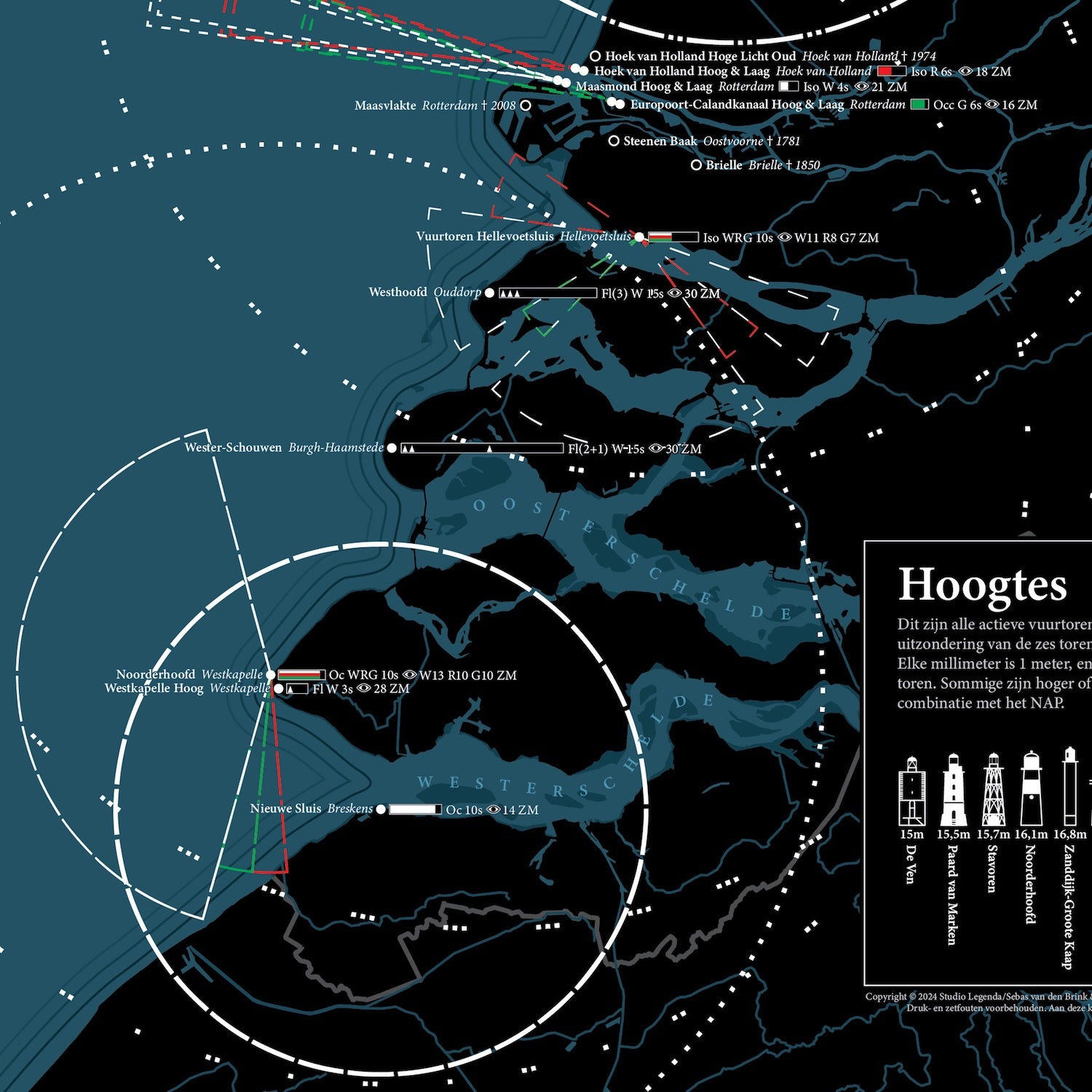 Dutch Lighthouse Map