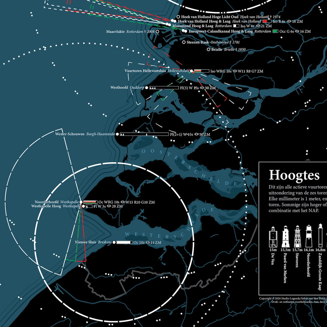 Dutch Lighthouse Map