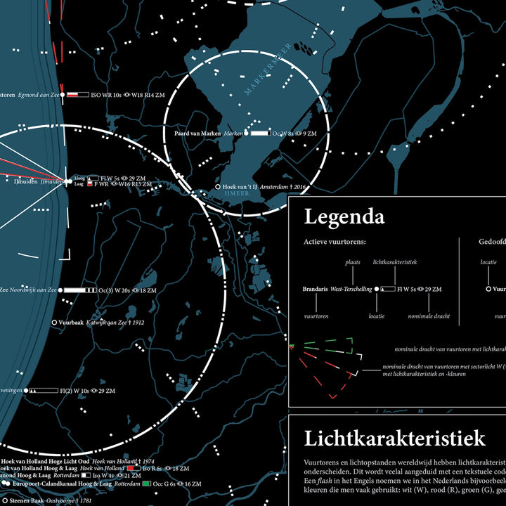 Dutch Lighthouse Map