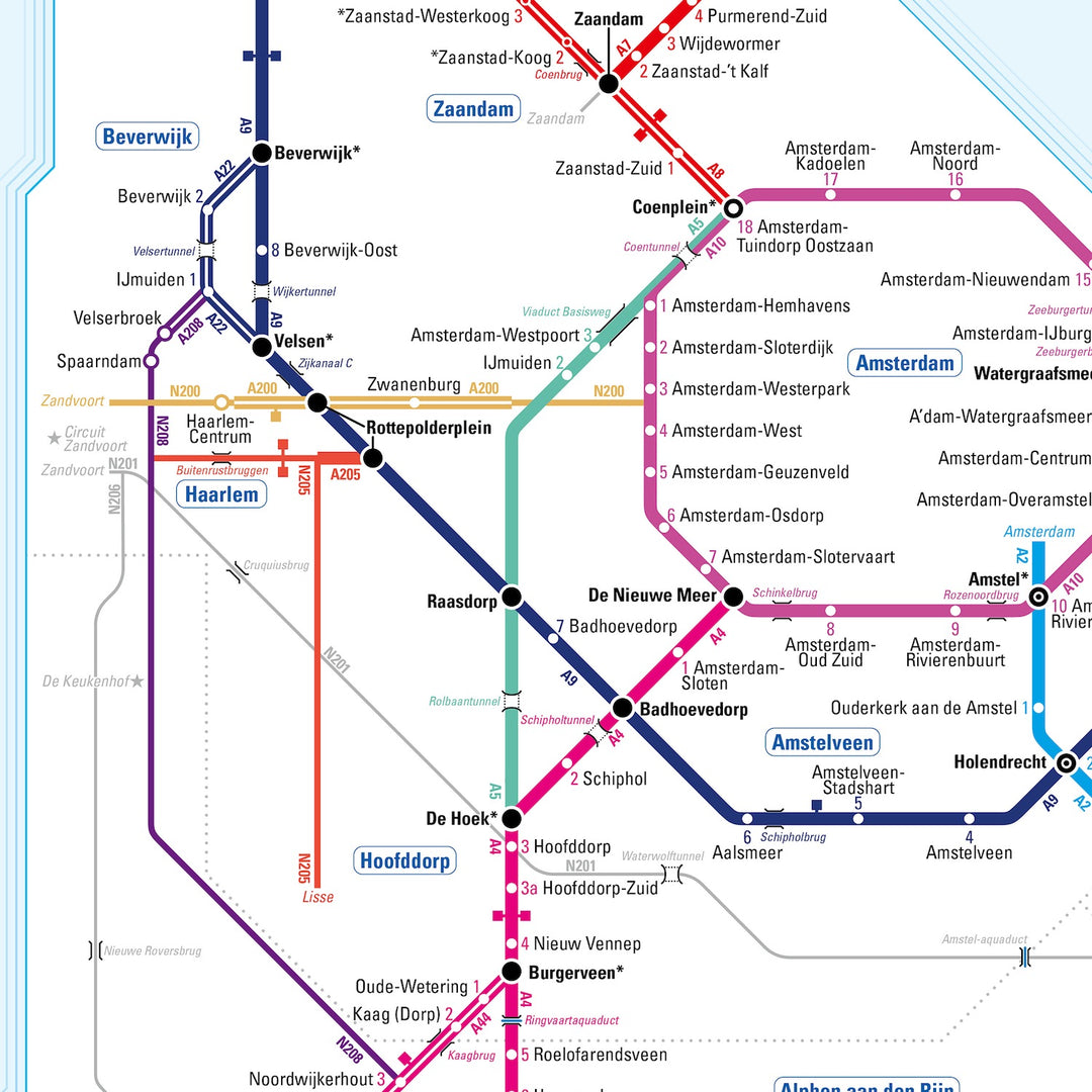 Nederlandse Snelwegkaart 2025