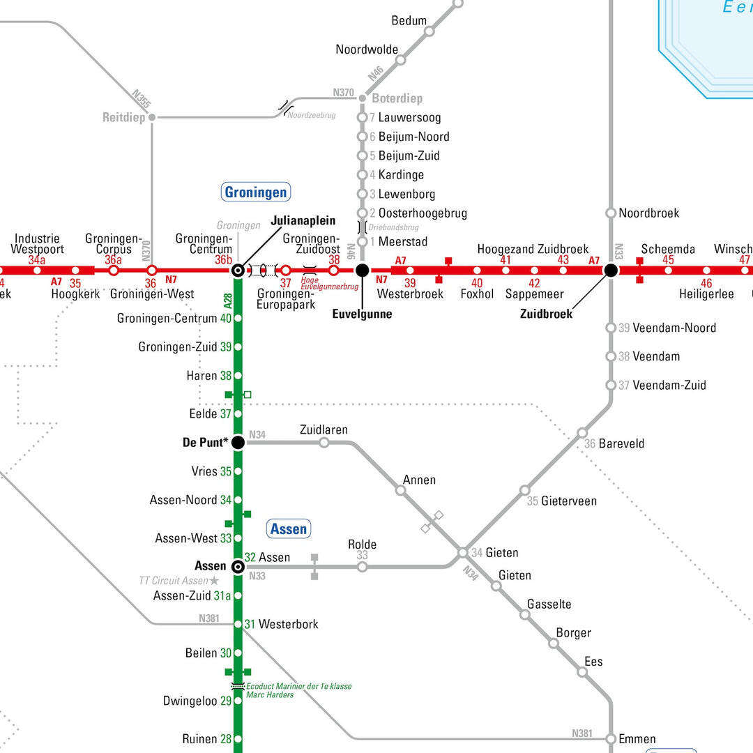 Dutch Highway Map 2025