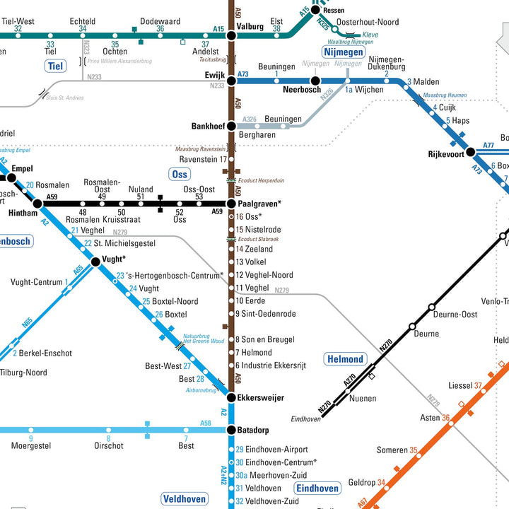 Dutch Highway Map 2025