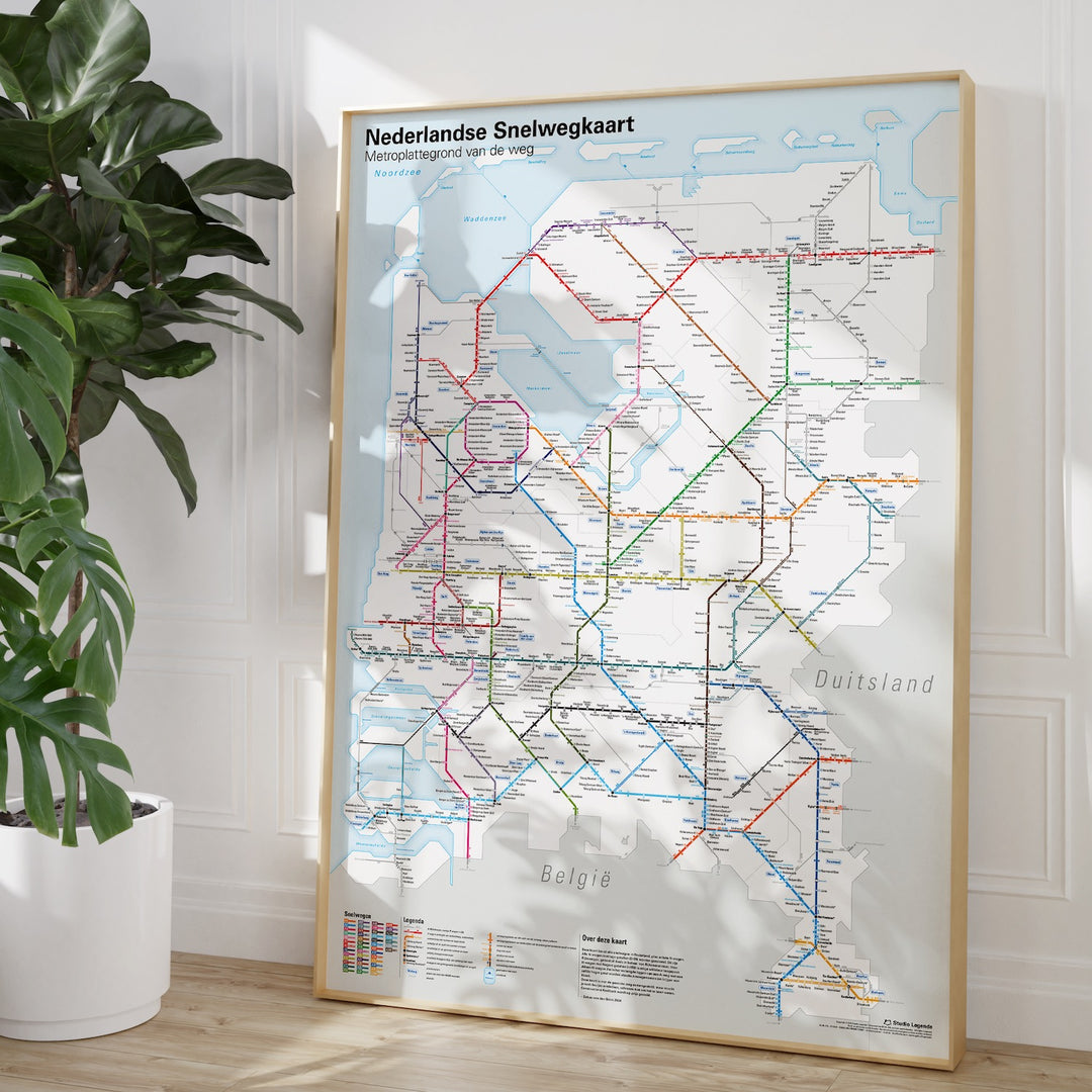 Dutch Highway Map 2025