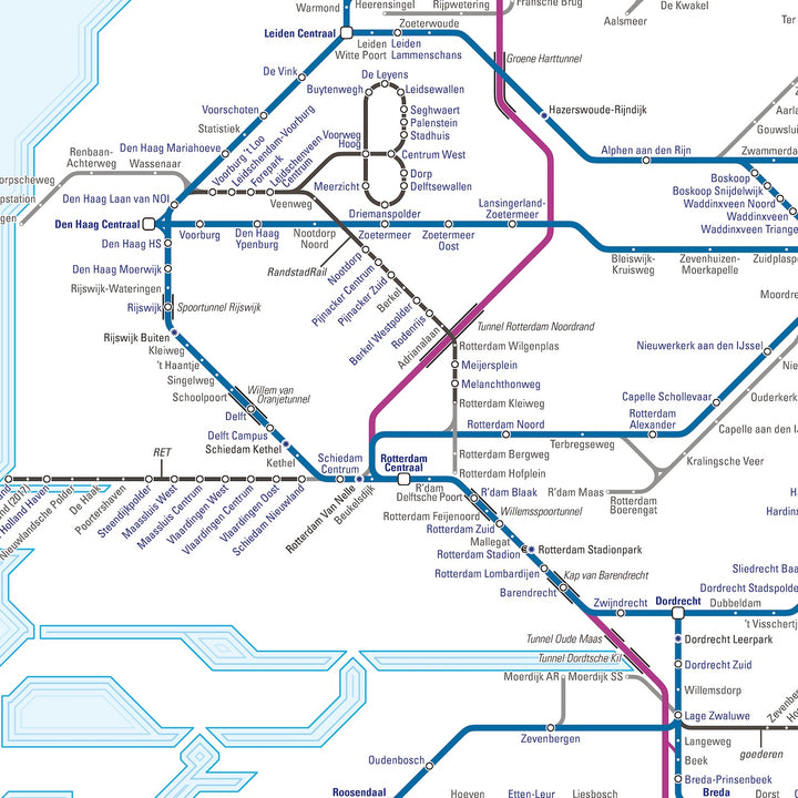 Dutch Rail Map 5e