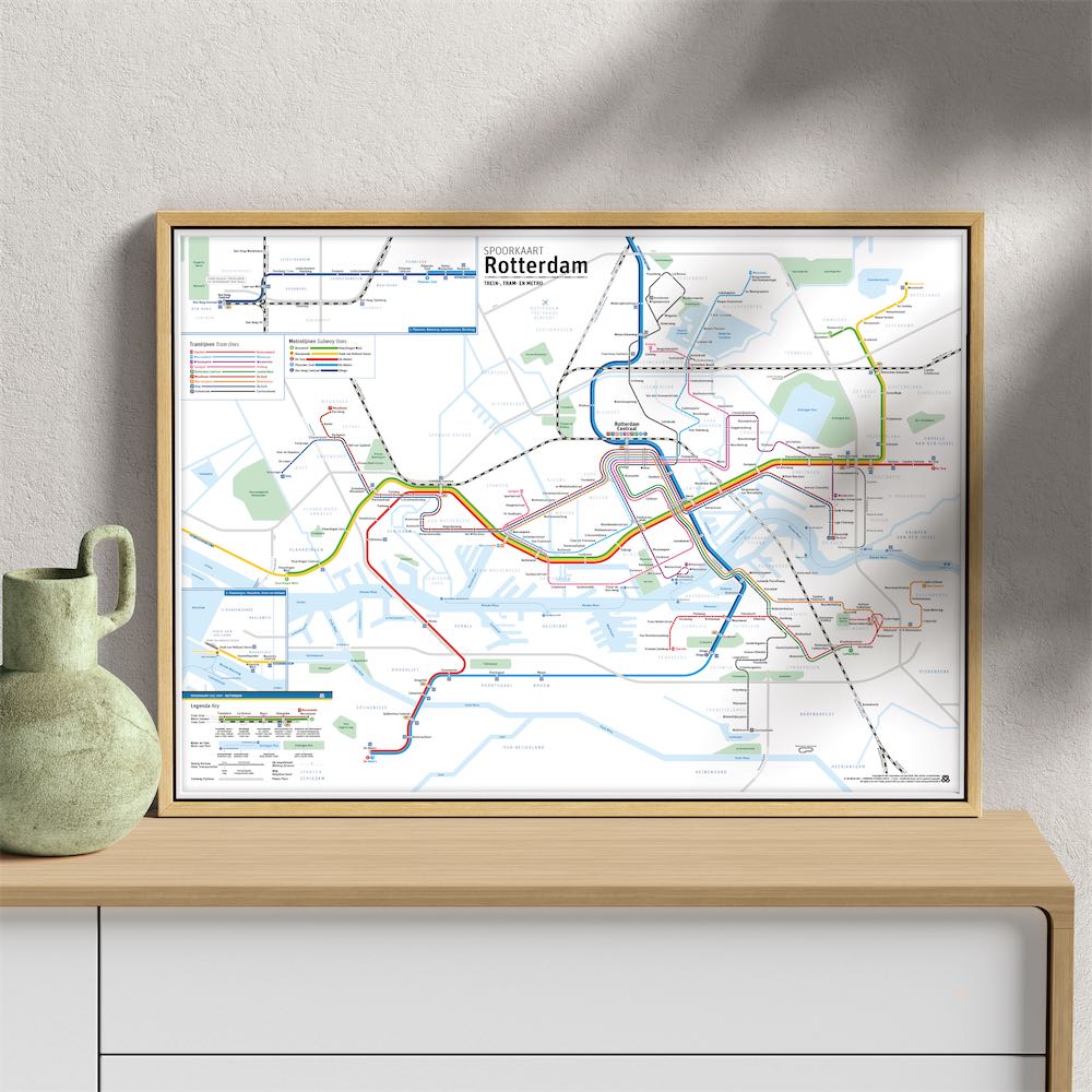 Rail Map Rotterdam