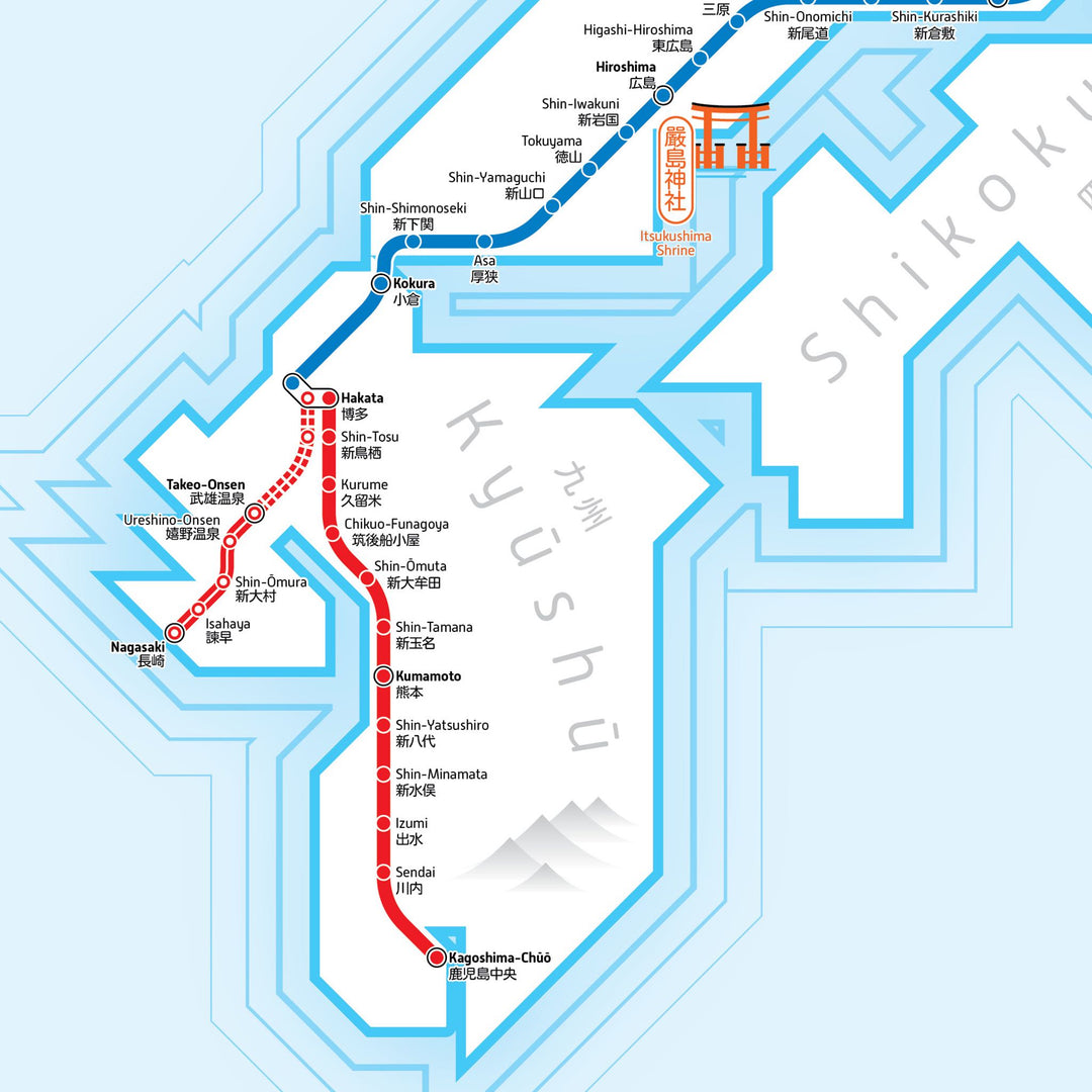 Shinkansen Map