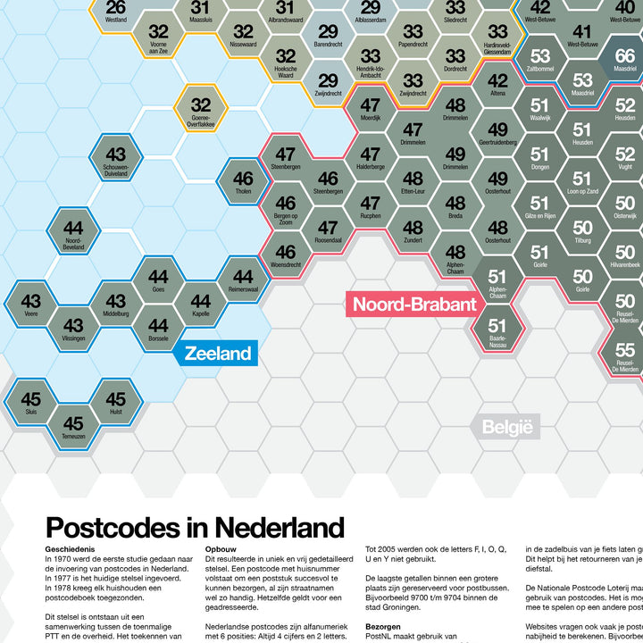 Postcodekaart Nederland